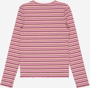 Vero Moda Girl Shirt 'LU TICA' in Roze