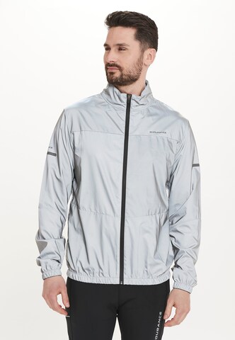 ENDURANCE Athletic Jacket 'Yosef' in Silver: front