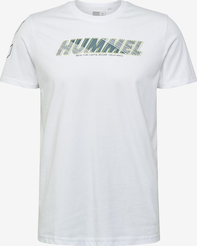 Hummel Functioneel shirt in de kleur Blauw / Groen / Wit, Productweergave