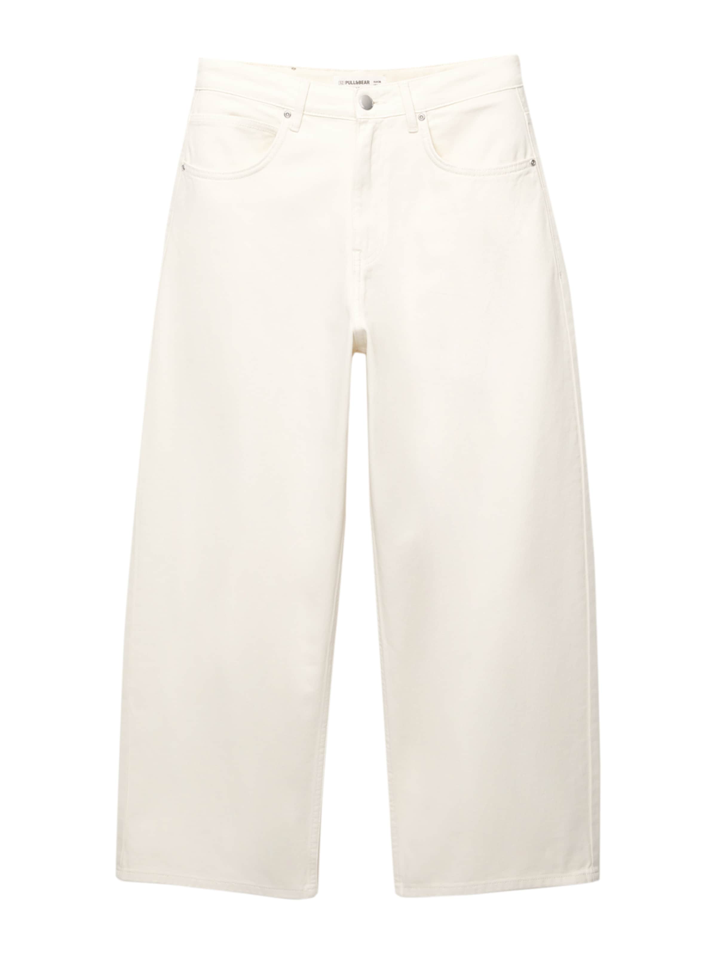 Pull&Bear Baggy Džíny – béžová: přední strana