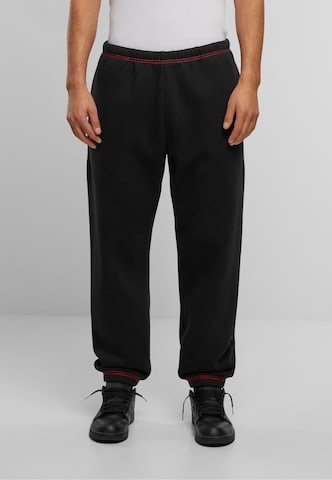 True Religion - Tapered Pantalón en negro: frente