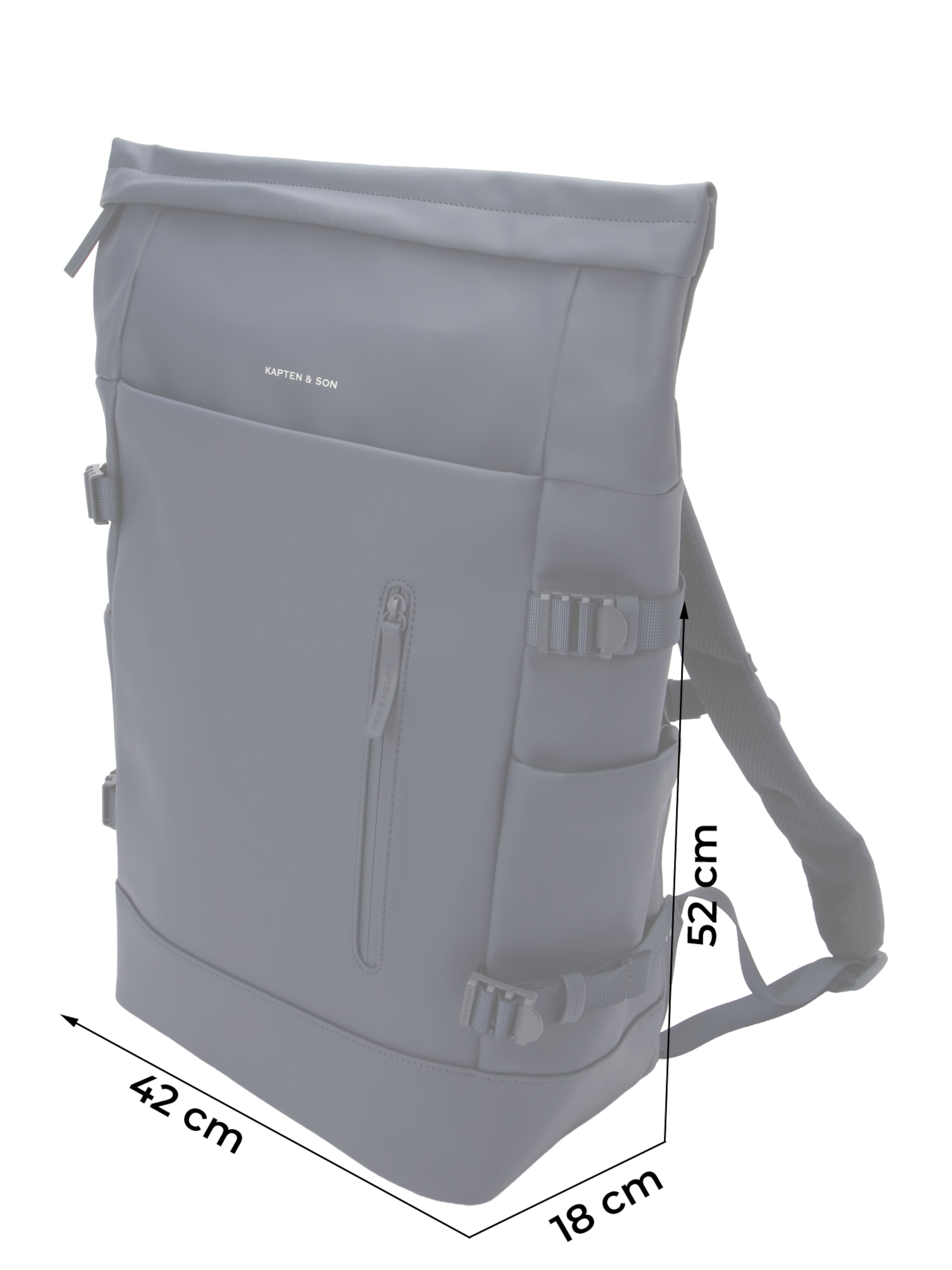 Kapten & Son - Mochila 'Helsinki Pro' en azul