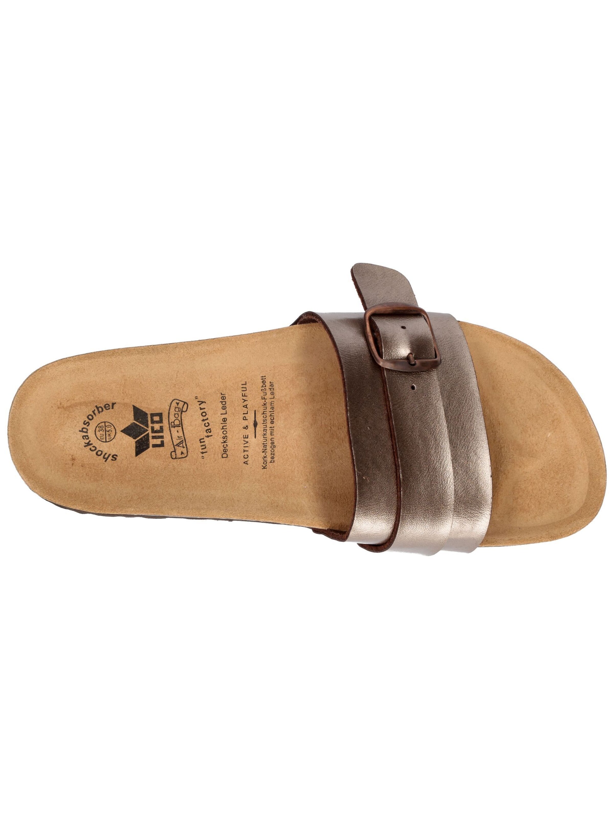 LICO Pantolette 'Solveig' in Braun