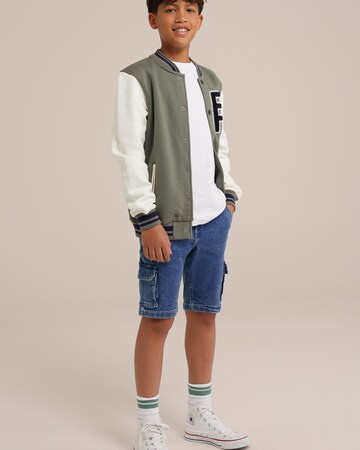 Veste mi-saison WE Fashion en vert