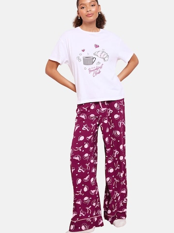 Friends Like These Pyjama in Rot: Vorderseite