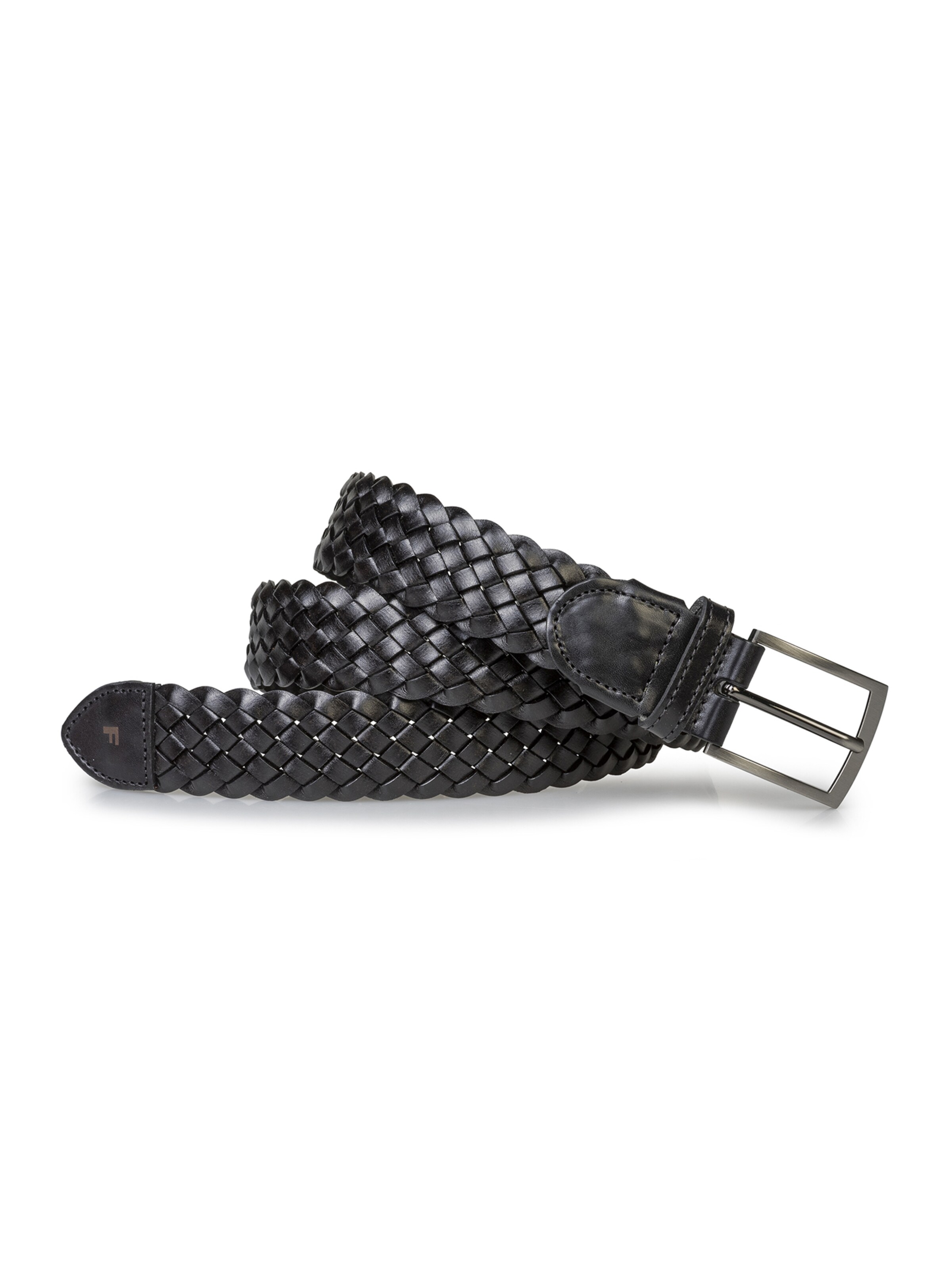 Floris van Bommel Riem 'De Belter 37' in de kleur Zwart, Productweergave