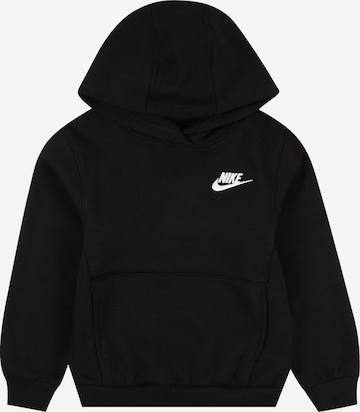 juoda Nike Sportswear Megztinis be užsegimo 'Club Fleece': priekis