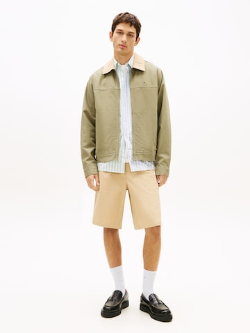 Tommy Jeans Loosefit Παντελόνι πλισέ σε μπεζ