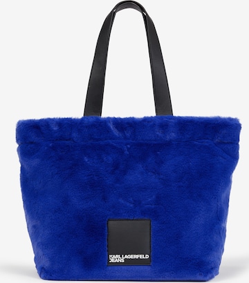 KARL LAGERFELD JEANS - Shopper en azul: frente