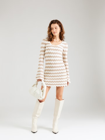 HOLLISTER Knit dress in White