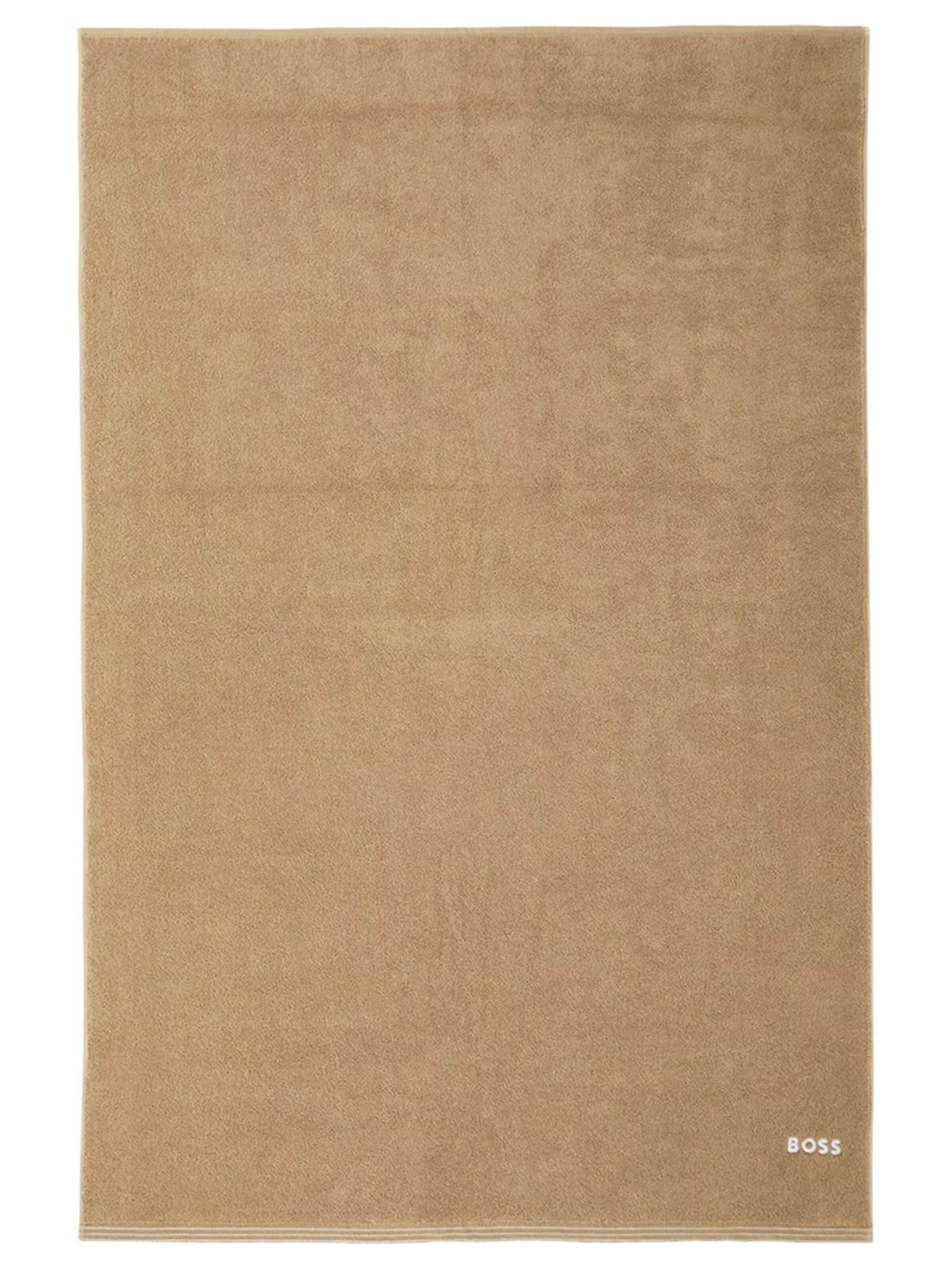 BOSS Home Towel 'EDGE' in Brown: front