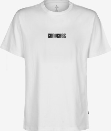 T-Shirt CONVERSE en blanc : devant