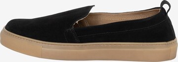 MO Slip-Ons in Black: front