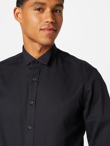 SELECTED HOMME Regular fit Overhemd 'TUX' in Zwart