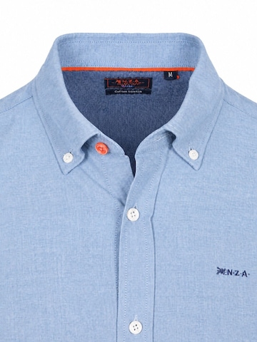 NZA New Zealand Auckland Regular fit Overhemd in Blauw