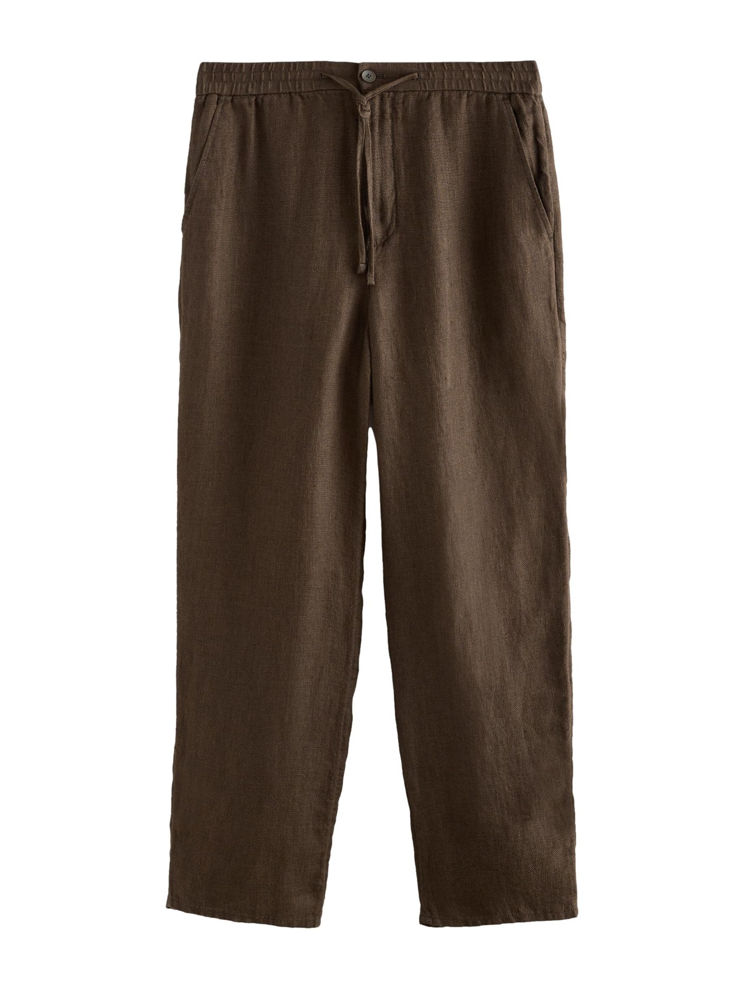 Next Loosefit Hose in Braun: Vorderseite