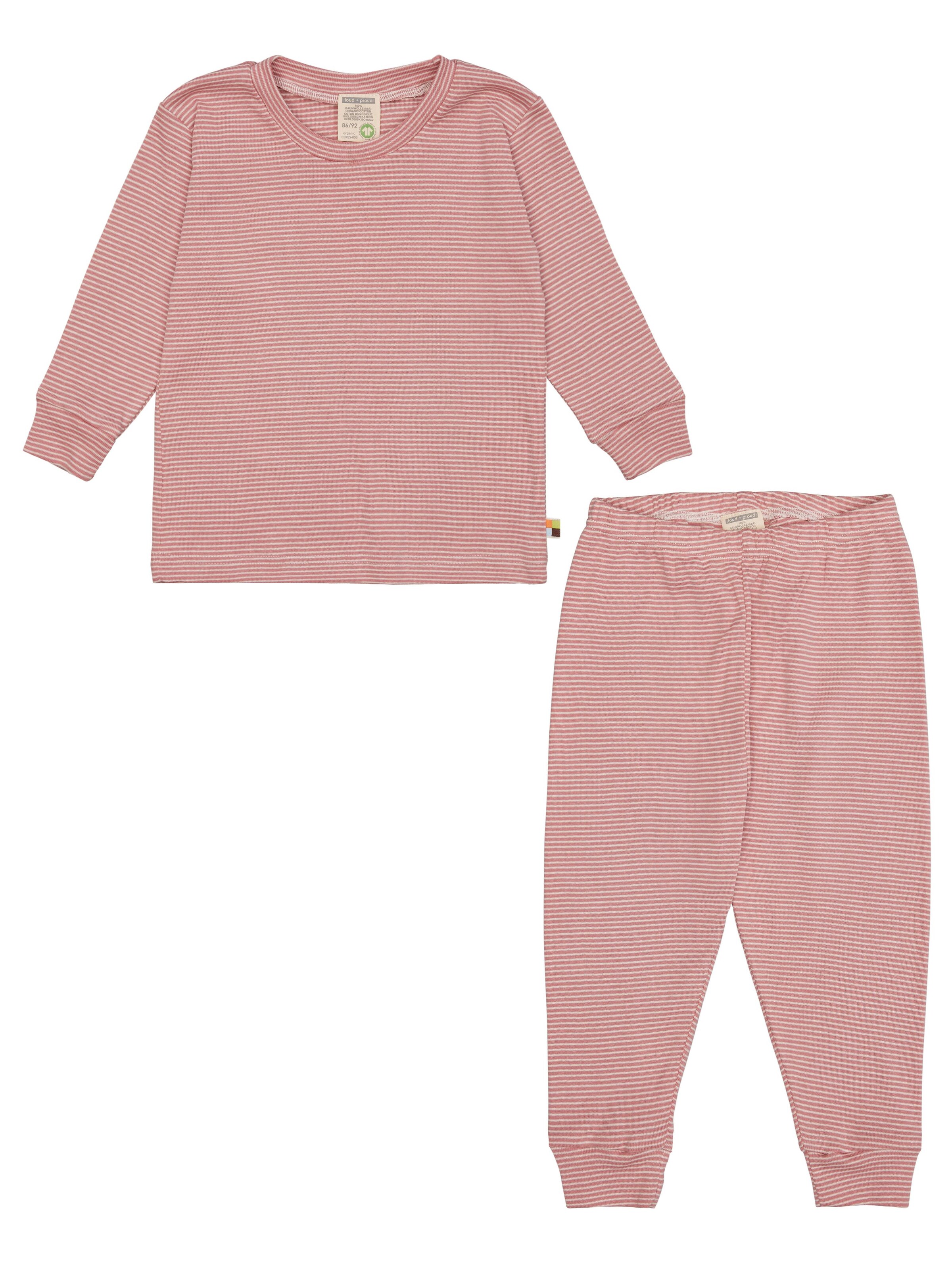 loud + proud Pajamas in Pink: front