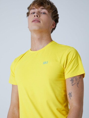 SPORTKIND Performance shirt 'Rundhals' in Yellow