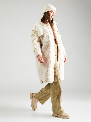 HUGO Between-Seasons Coat 'Falektra-1' in Beige