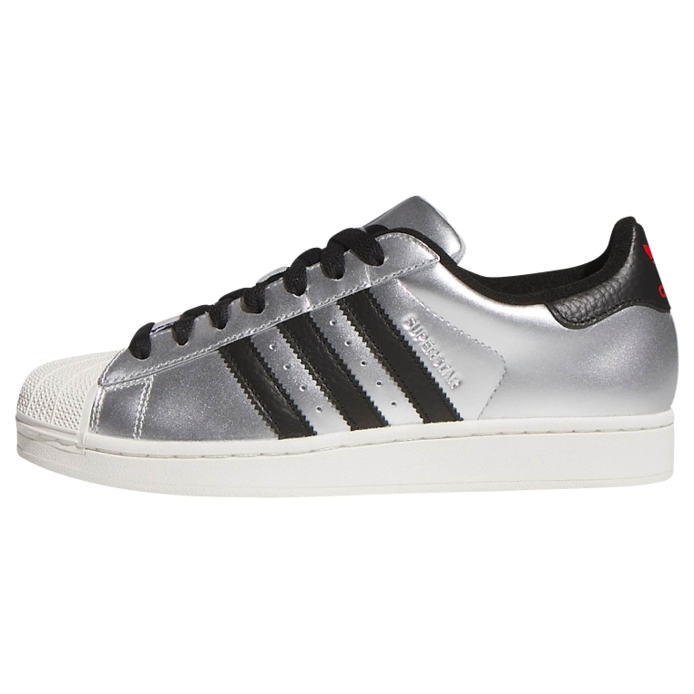 ADIDAS ORIGINALS Platform trainers 'Superstar II' in Silver: front
