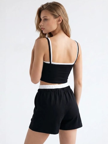 MixRay - Roupa de casa 'Zweiteiliges Set' em preto