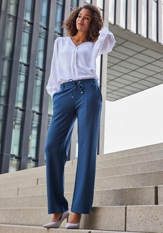 Regular Pantalon LASCANA en bleu