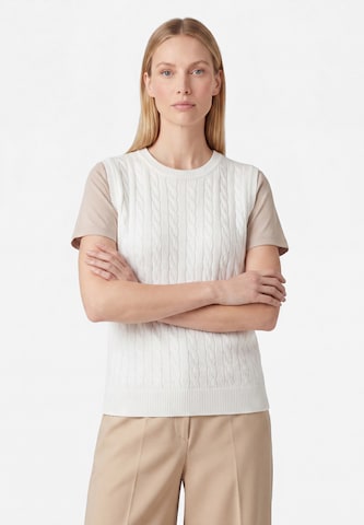 Pull-over 'Minimalistic' usha WHITE LABEL en blanc : devant