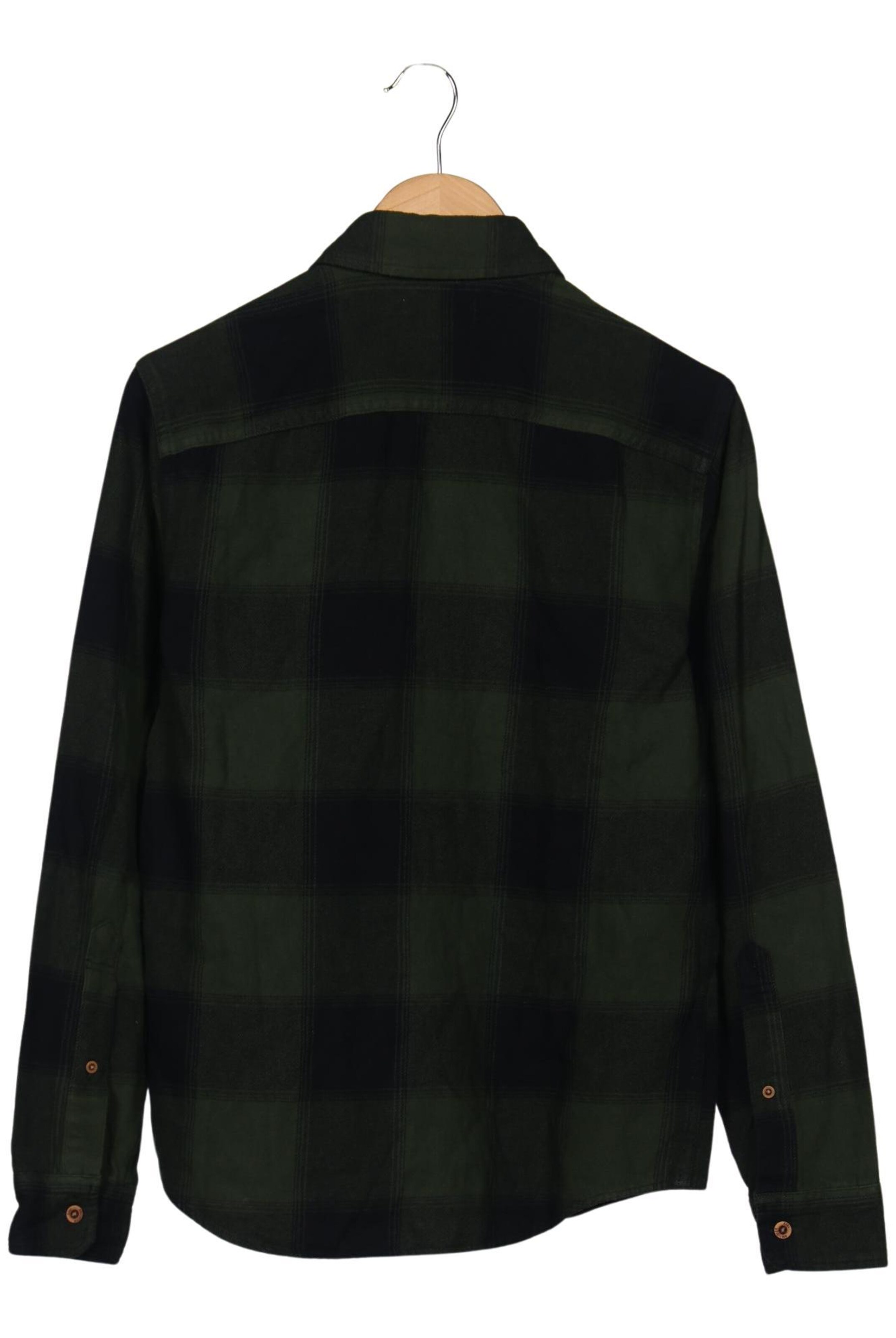 HOLLISTER Button Up Shirt in S in Green