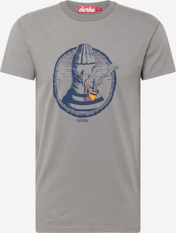 Derbe Shirt 'Matrosenmöwe' in Grijs: voorkant