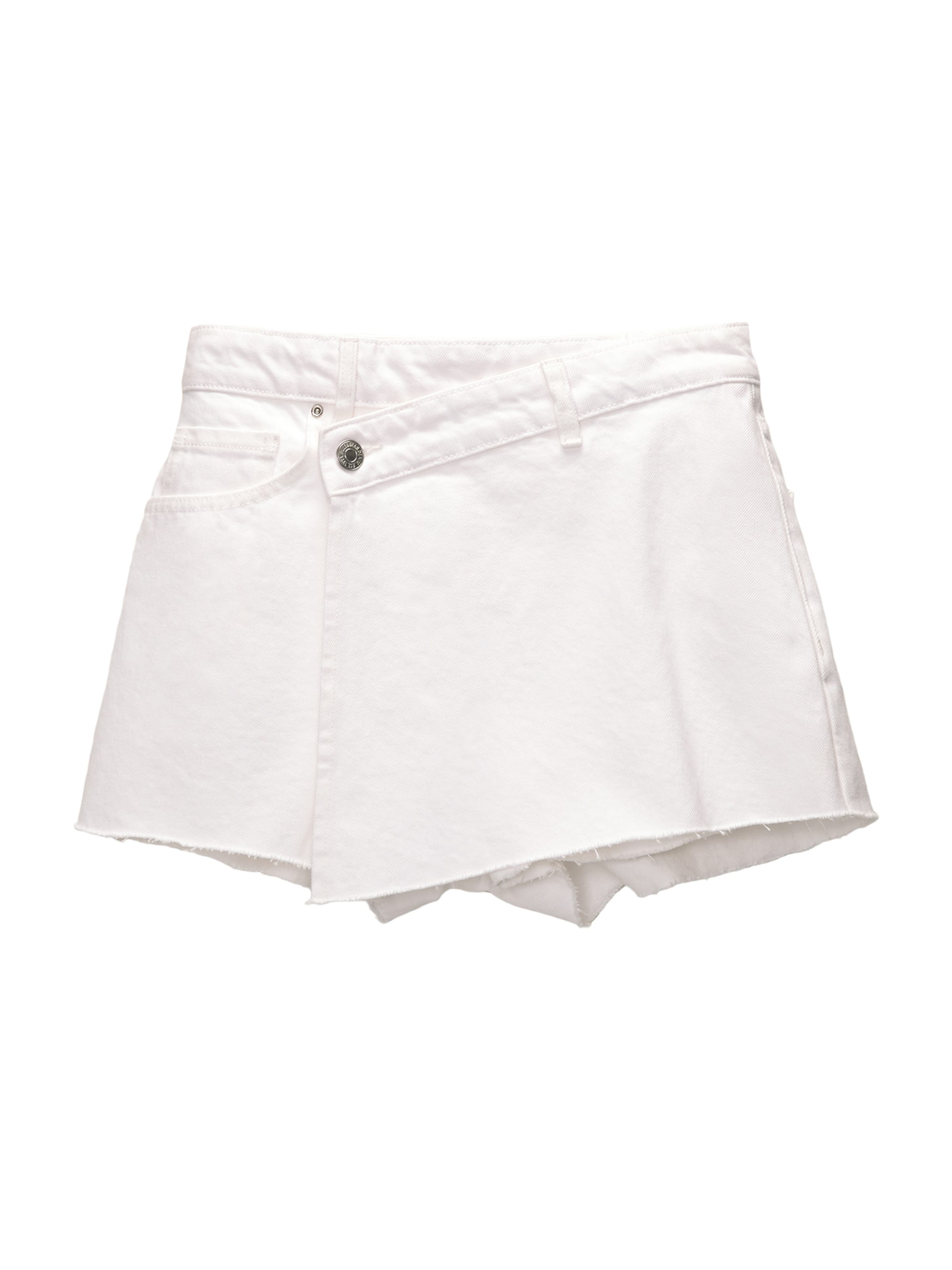 Pull&Bear Normální Džíny – bílá: přední strana