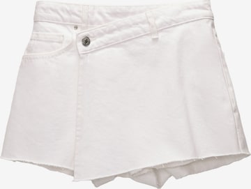 Pull&Bearregular Traperice - bijela boja: prednji dio