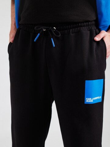 Tapered Pantaloni di KARL LAGERFELD JEANS in nero