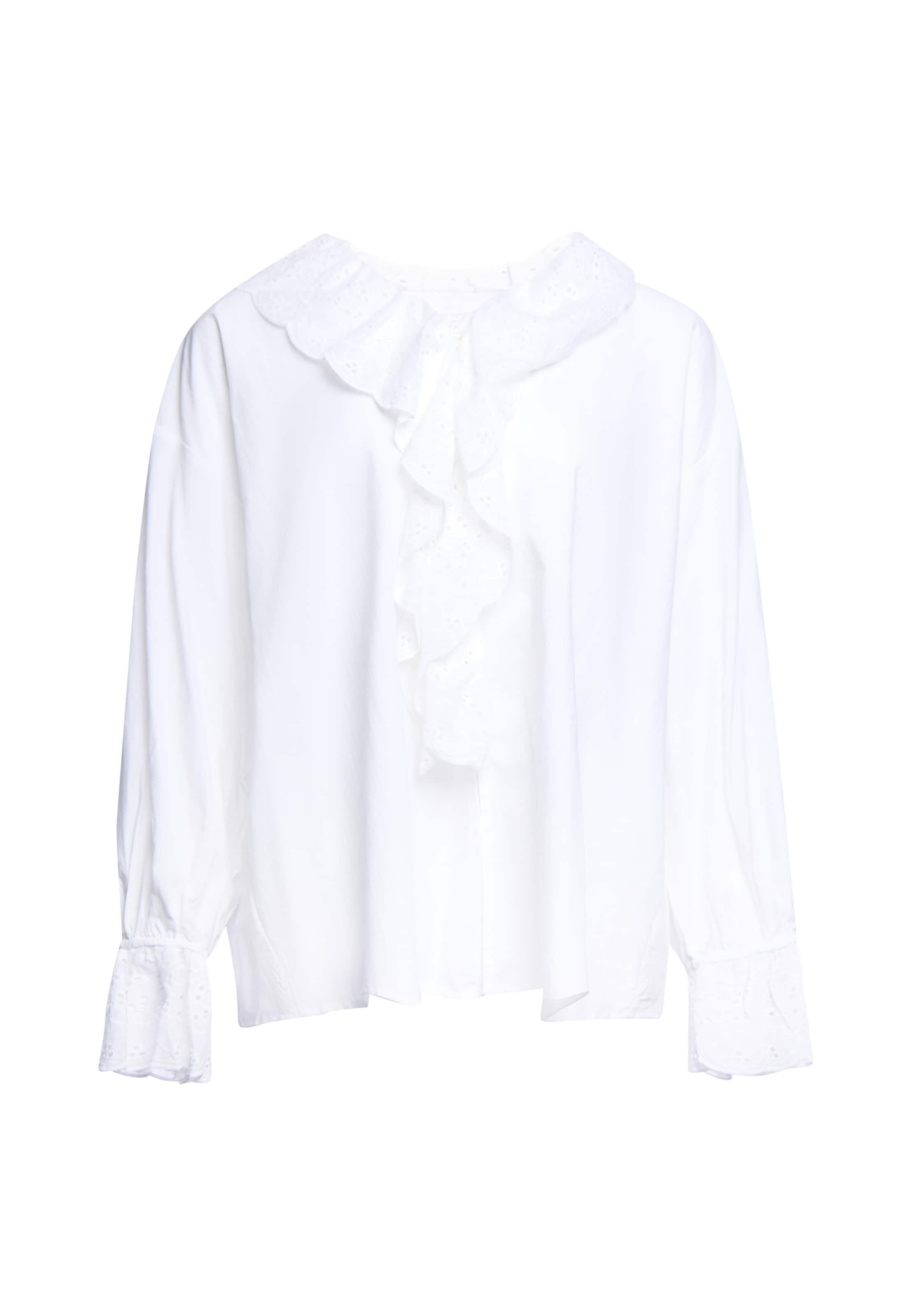 usha BLACK LABEL Blusa en XL en blanco, Vista del producto