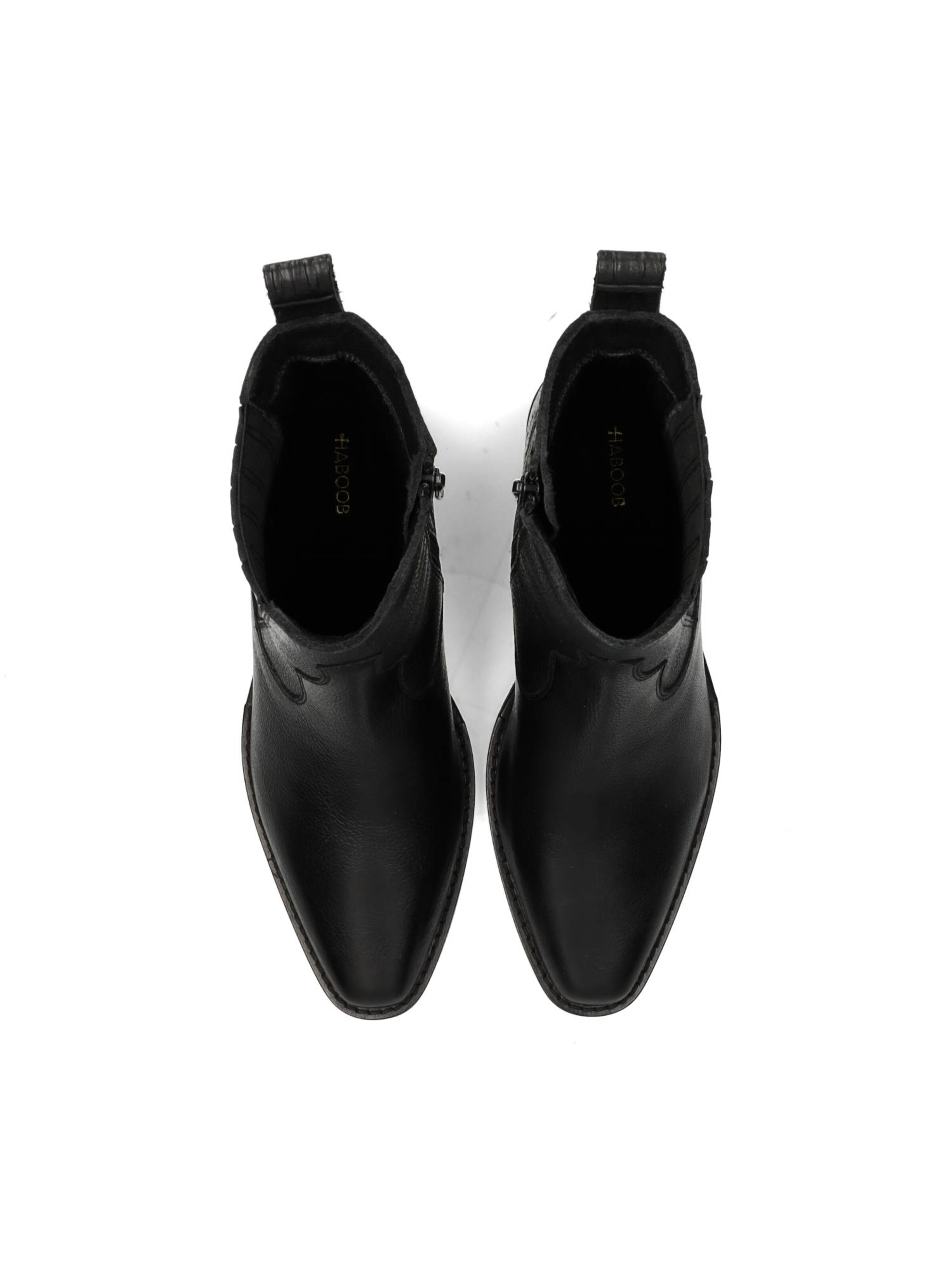 Haboob Enkellaarsjes 'LEXXHM' in Zwart