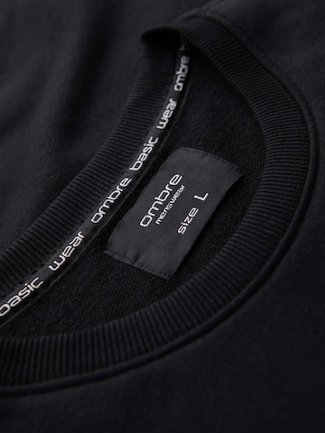Sweat-shirt Ombre en noir
