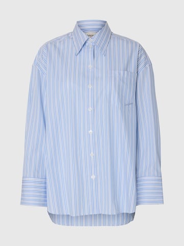 SELECTED Bluse i blå: forside