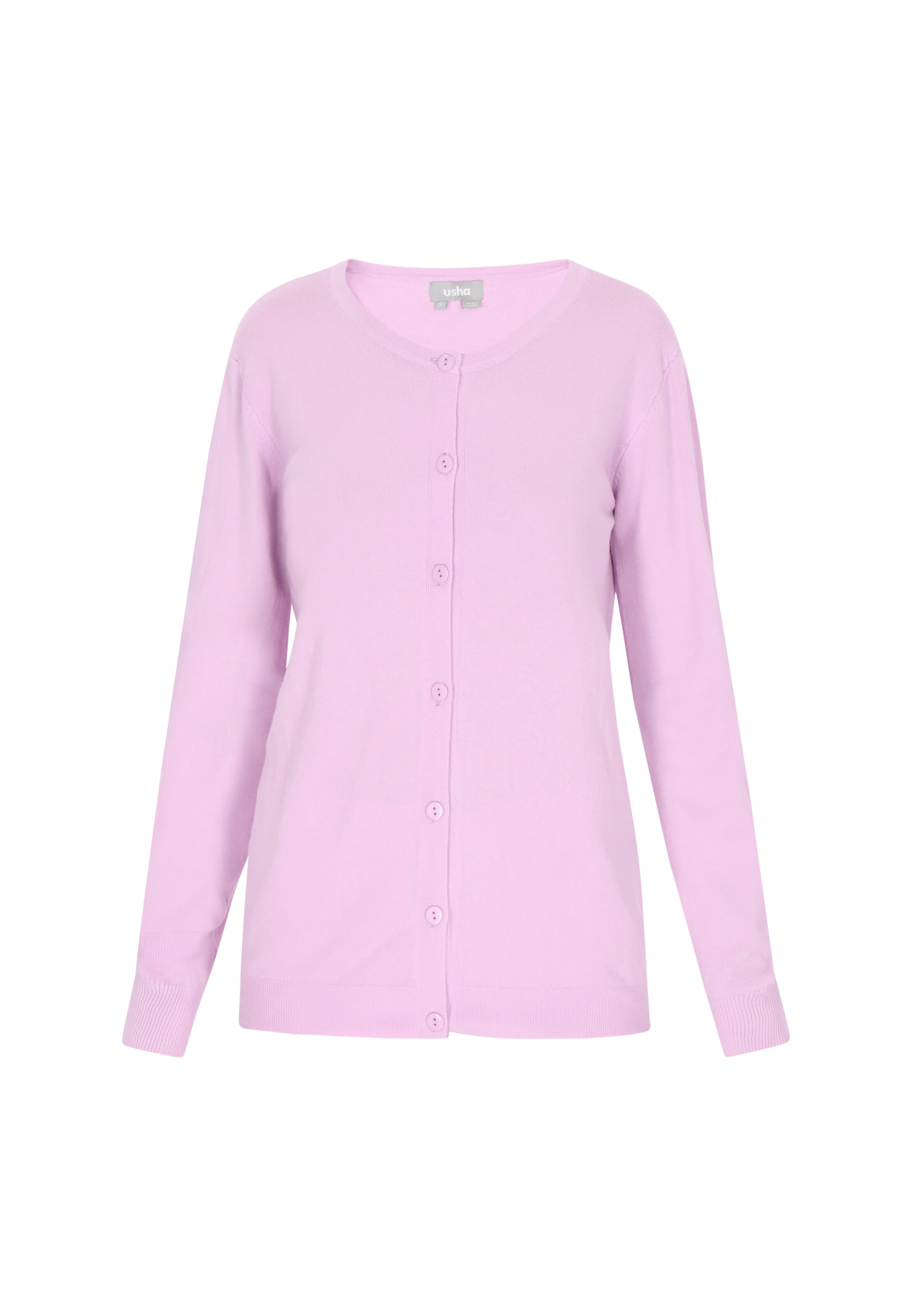 Usha Neuletakki 'Classic Look' värissä lila: etupuoli