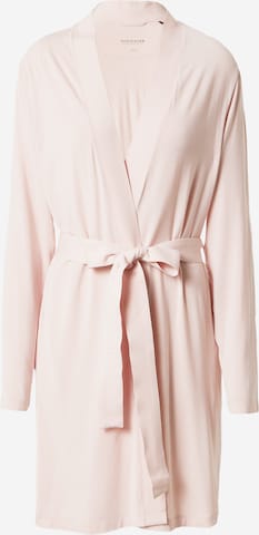 SCHIESSER Dressing Gown in Pink: front