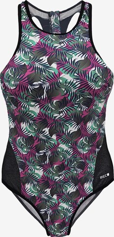 BECO the world of aquasports Swimsuit 'Jungle Dream' in Mixed colors: front