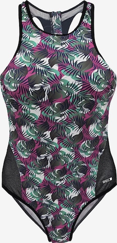 BECO the world of aquasports Swimsuit 'Jungle Dream' in Mixed colors: front