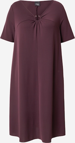 purpurinė Persona by Marina Rinaldi Suknelė 'STAFFA': priekis