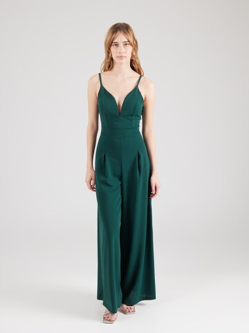 WAL G. Jumpsuit 'HAVANA' i grön: framsida