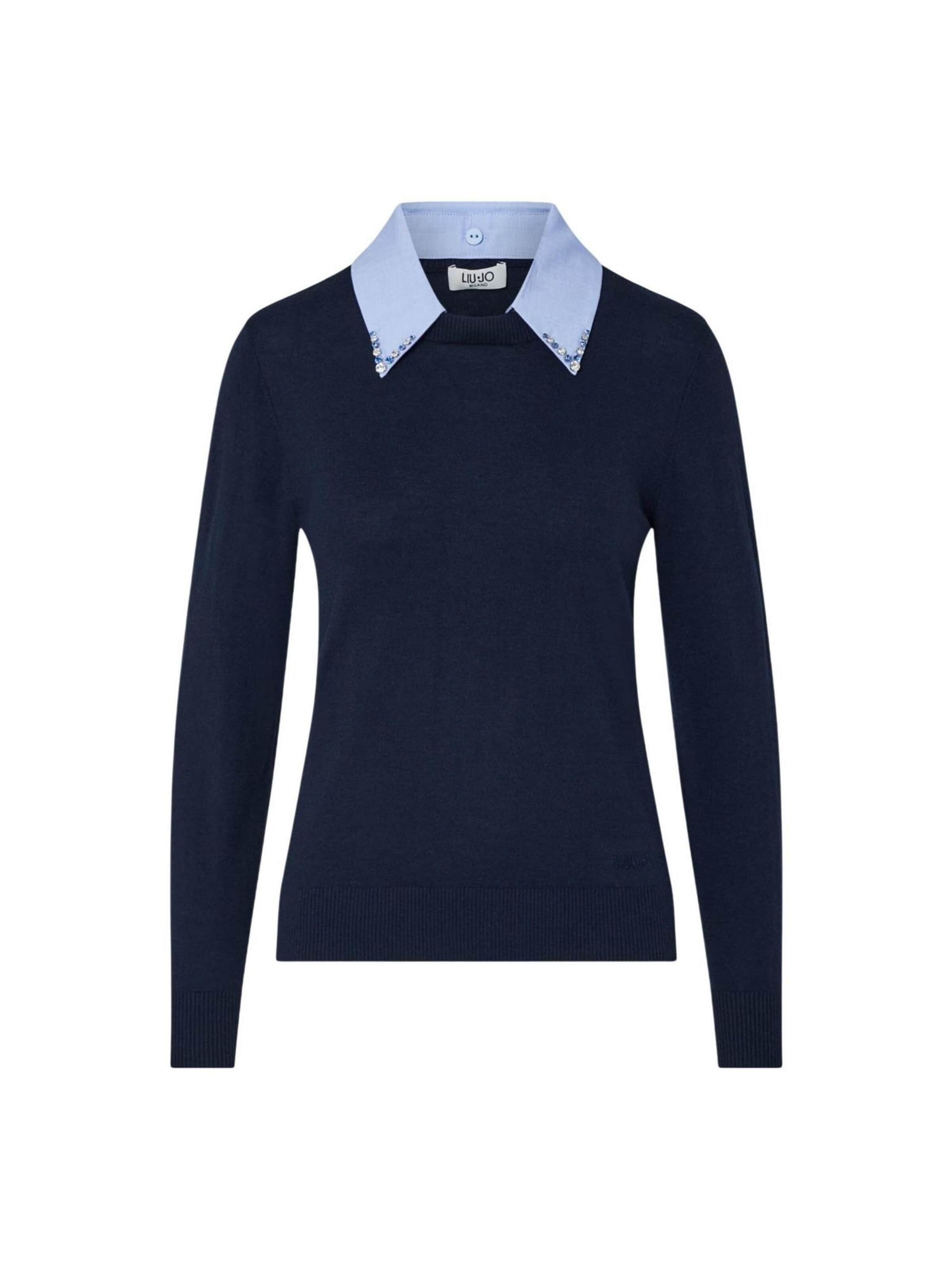 Liu Jo Trui in Blauw: voorkant