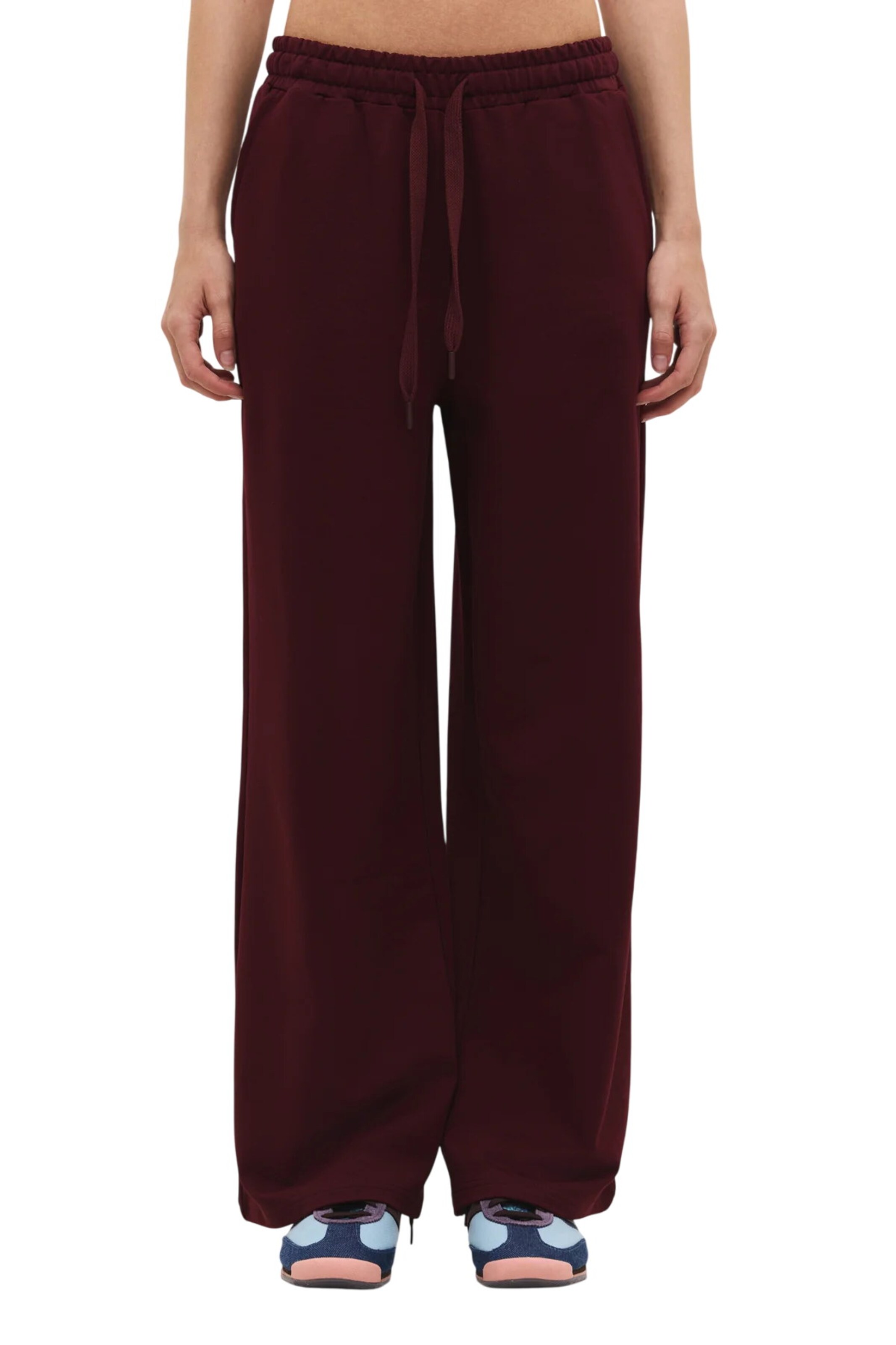 No Matter What Wide leg Broek in Bruin: voorkant