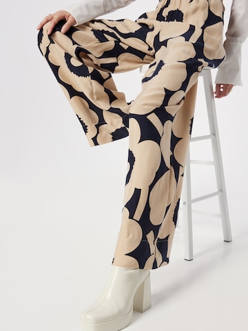 Marimekko Wide Leg Housut 'Solja' värissä sininen