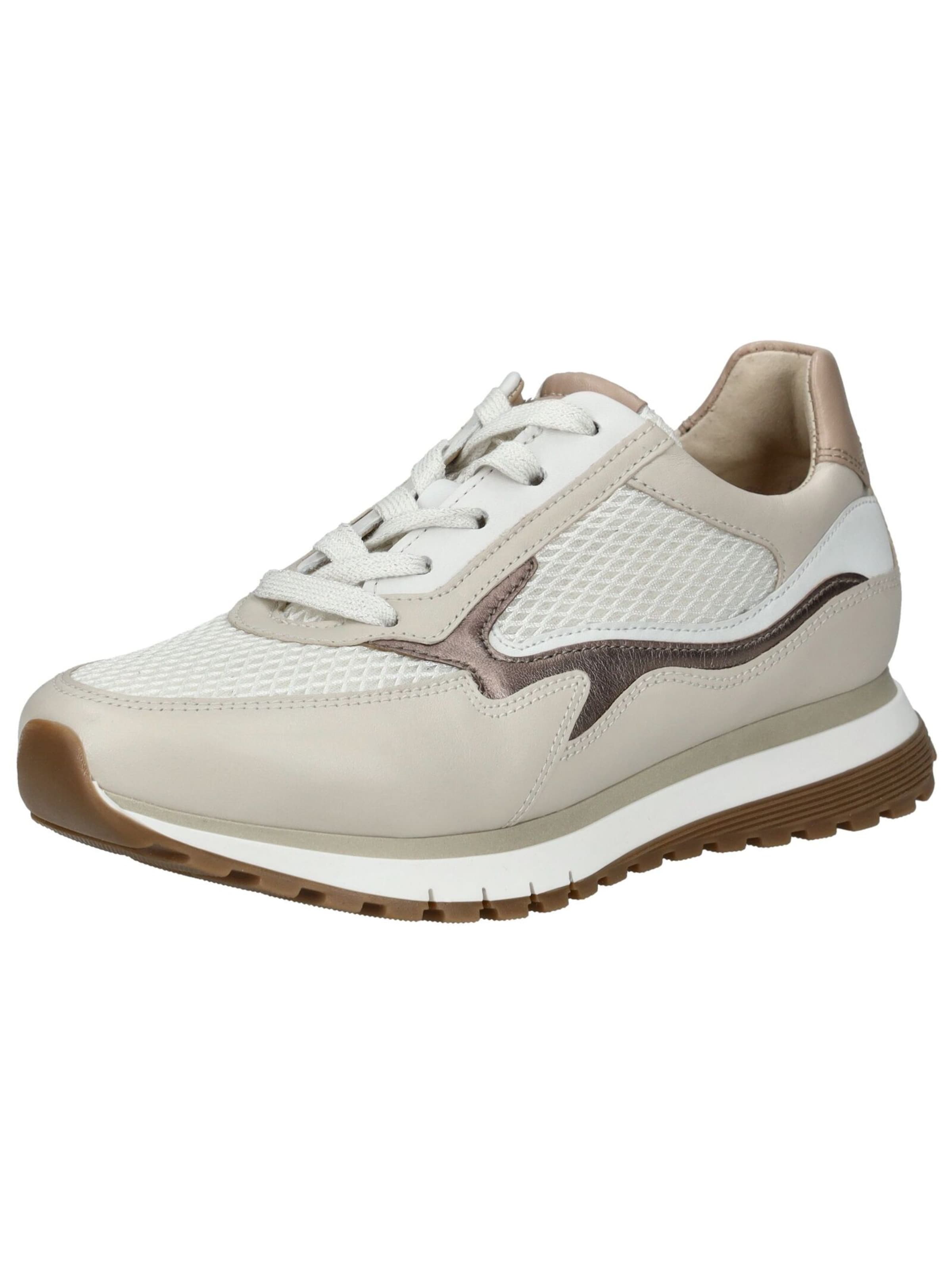 Baskets basses GABOR en beige : devant