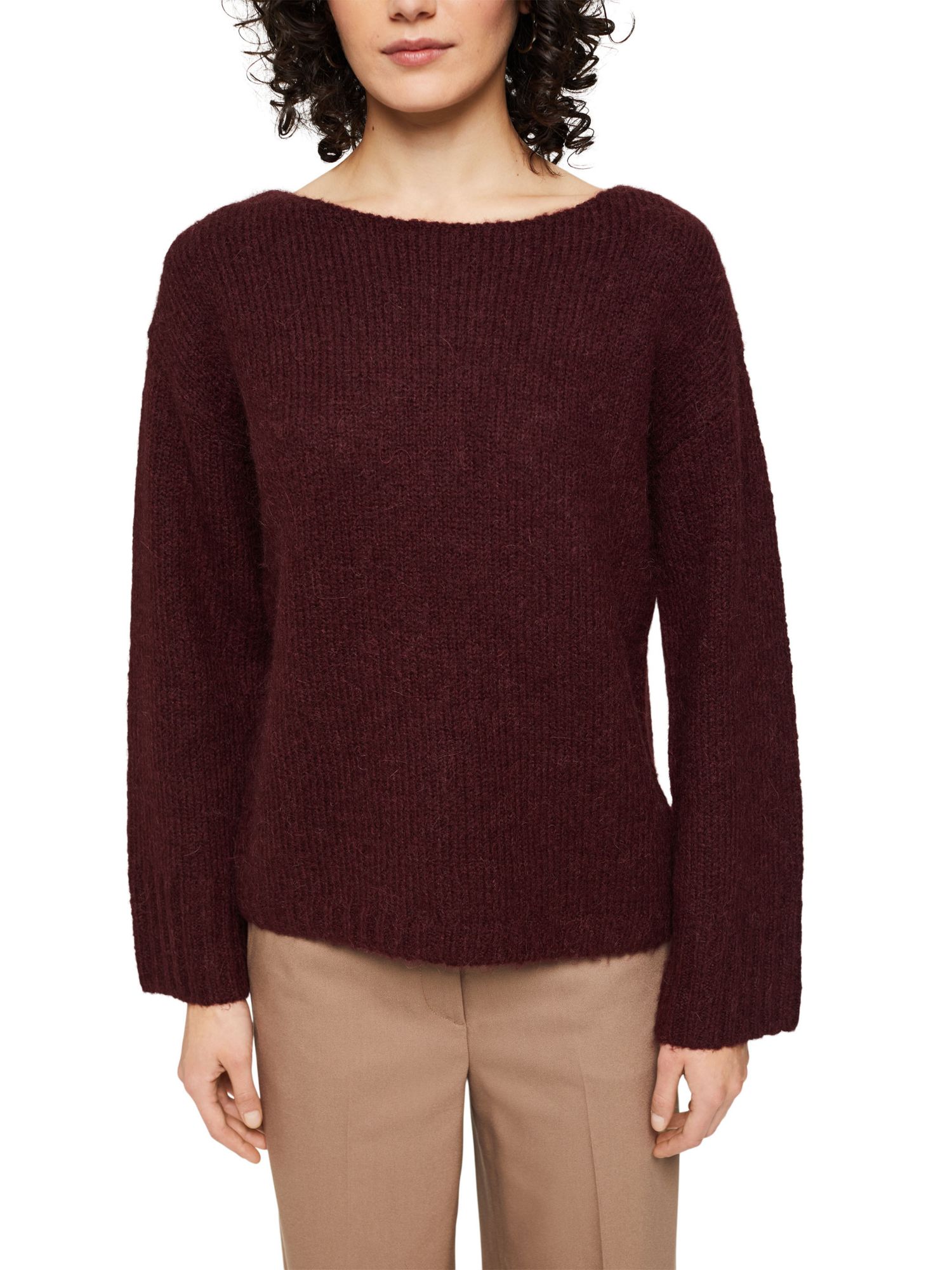 Esprit Collection Pullover in Bordeaux 