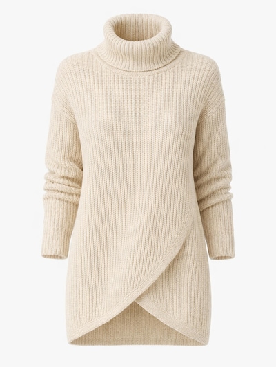 Worldclassca Pullover 'Rollkragen Pullover Lang' in S-L in beige, Produktansicht