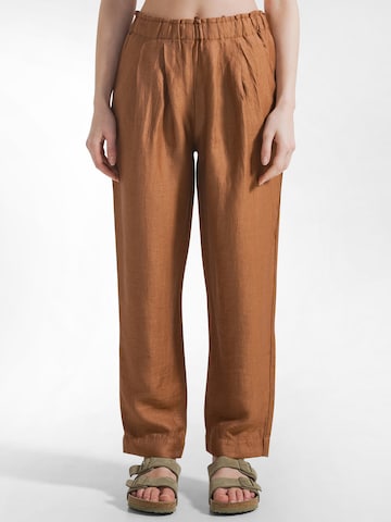 Baggy Pantalon DEHA en marron : devant