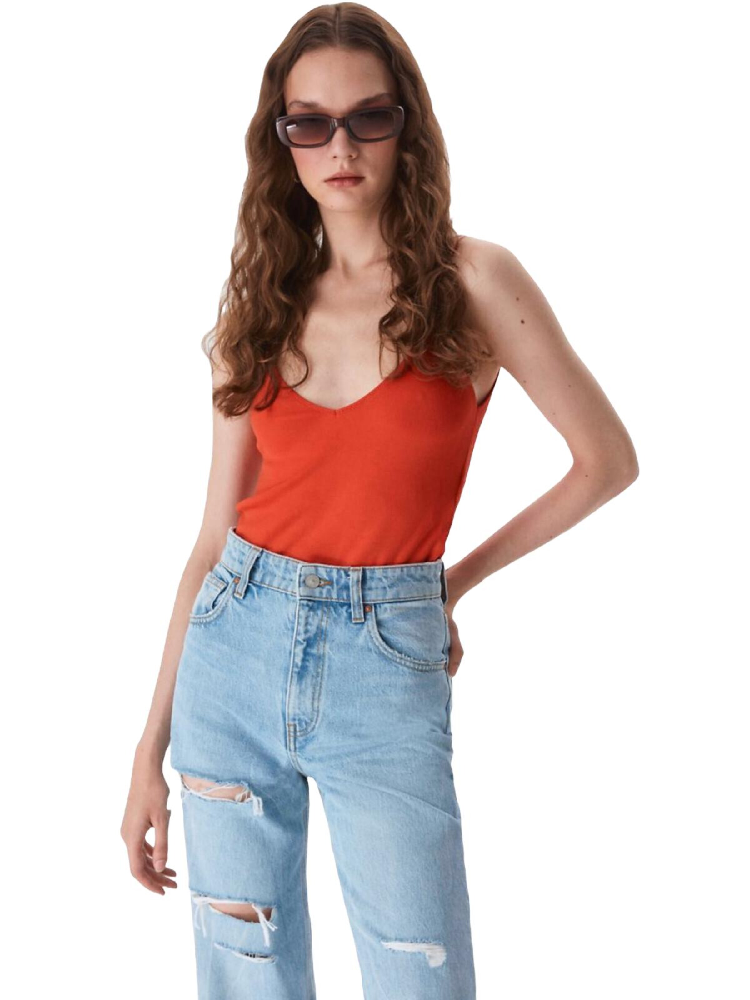 LTB Jeans Wide leg Jeans 'LTB Jeans Damen Danica High Waist Wide Leg Jeanshose' in Blauw
